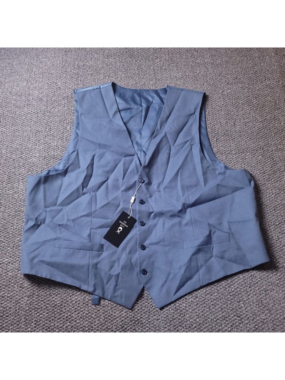 The Groomsman Suit Vest Mens 56 Light Blue Formal Supply Dress Wedding Shop